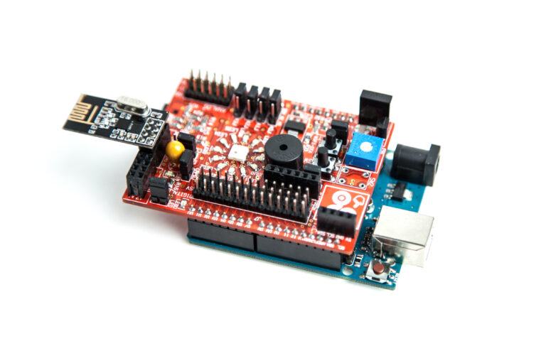 Step 3/3: connect the nrf module to nrf24L01 header on both transmitter and receiver part