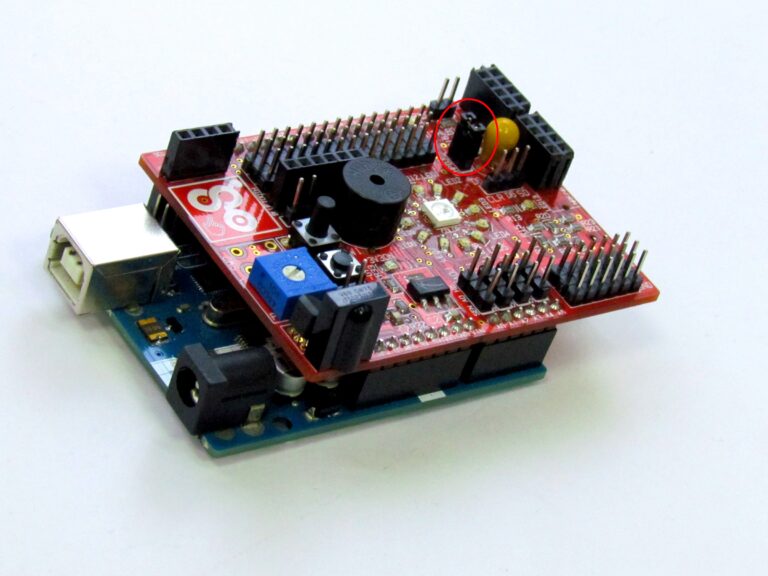 Step 3/3: Connect the jumper to Chpd  header to enable the esp8266