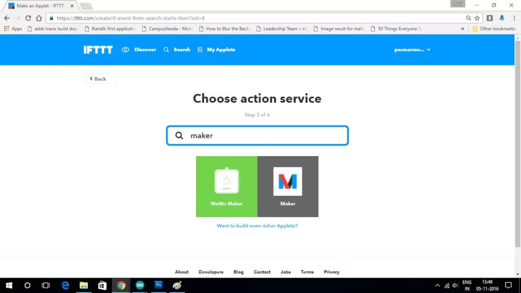Step 9/14: Add Maker channel