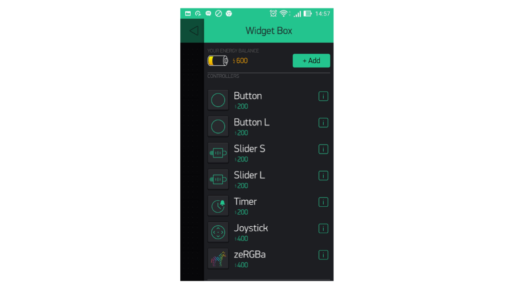 Step 3/6: Add button widget