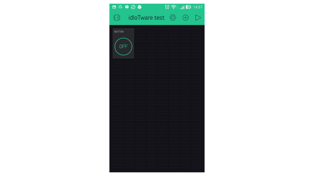 Step 4/6: Configure the button.You can hold and drag it to reposition on the screen.