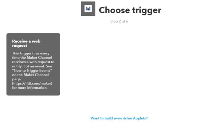 Step 4/16: Click on receive a web request.