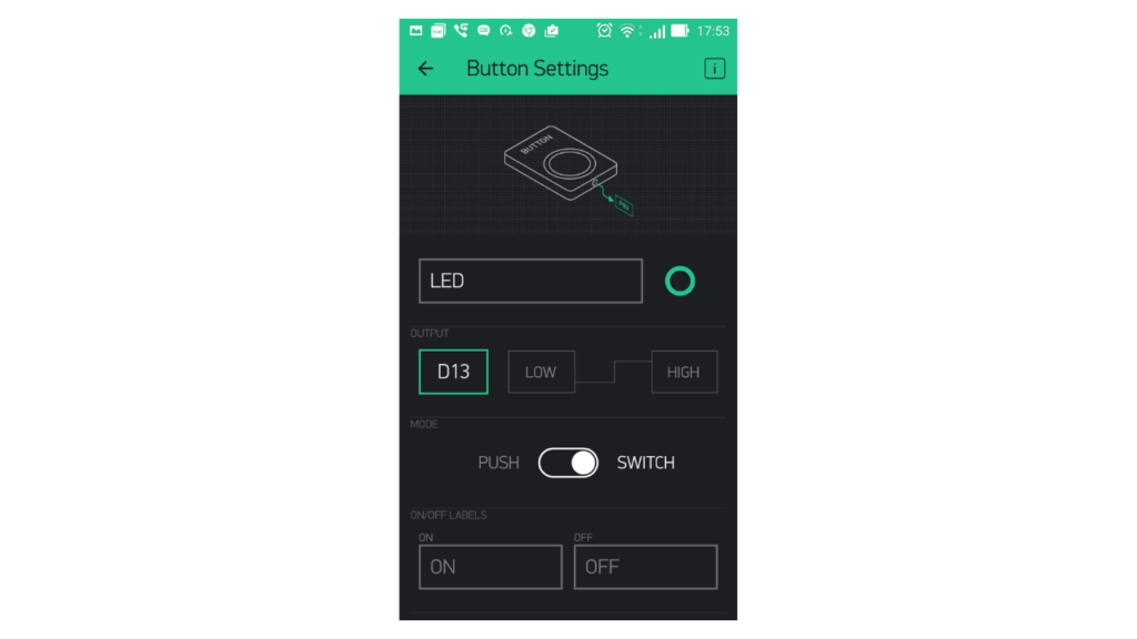 Step 5/6:Select Digital pin 13