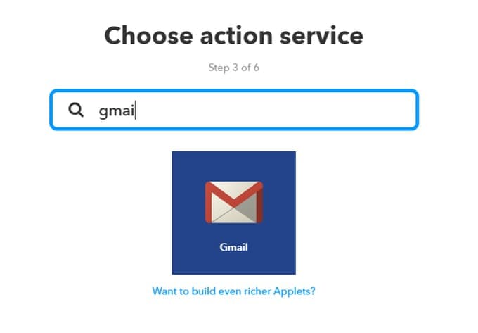 Step 7/16: Search Gmail.