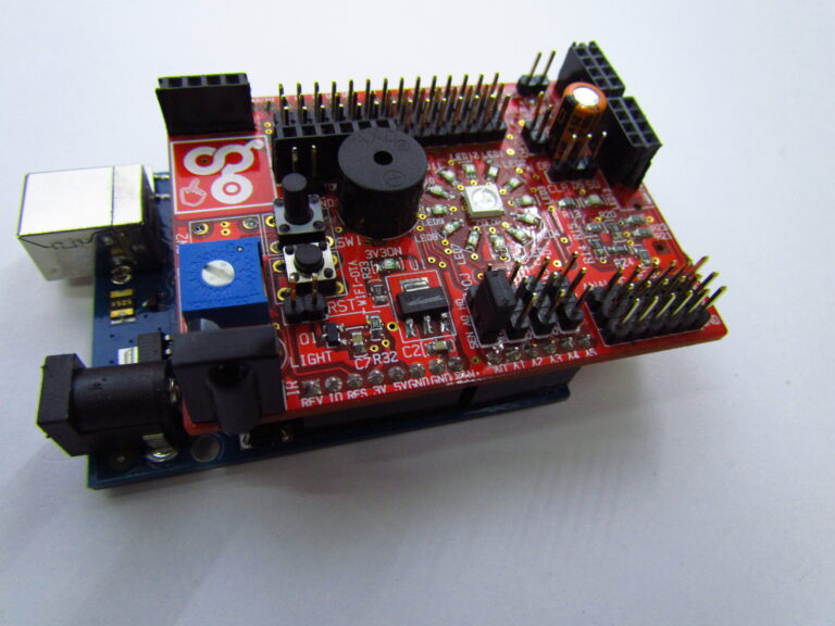 Step 2/2: The Lm35 temperature sensor is Connected to SEL0 3 pin header ,we need to connect jumper to enable the LM35