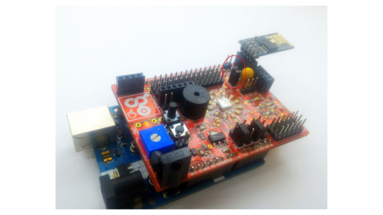 Step2/4: We need to Connect jumper to the chpd pin header for the esp to work correctly.