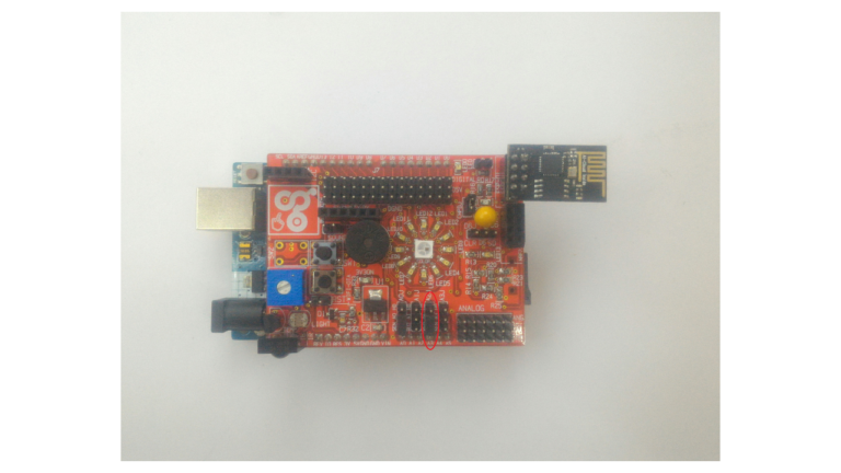 Step 3/4: We need to Connect jumper to the SEL3 pin header for the LDR to work correctly.
