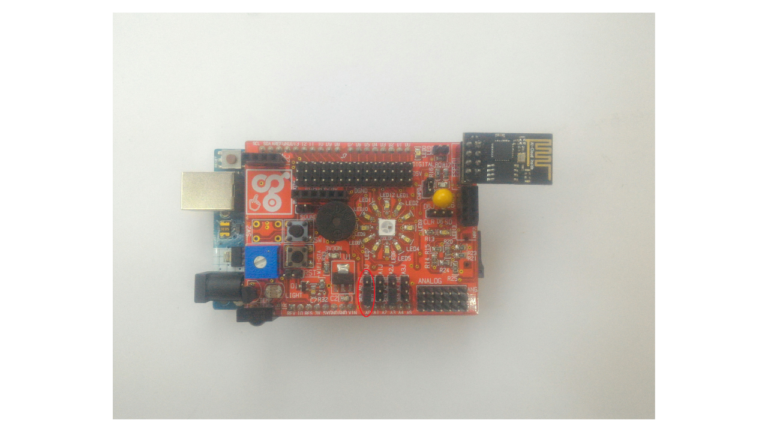 Step 4/4: We need to Connect jumper to the SEL0 pin header for the LM35 to work correctly.